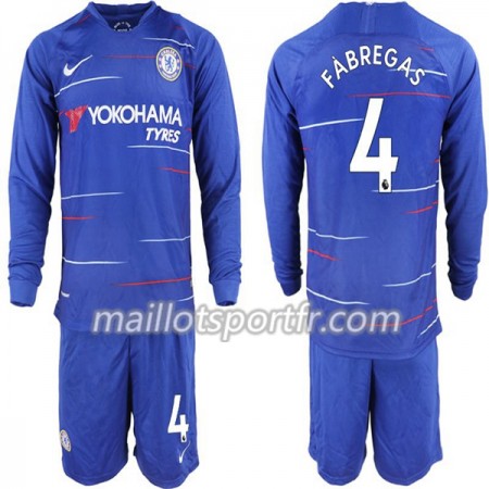 Maillot de Foot Chelsea Cesc Fabregas 4 Enfant Domicile 2018/19 ML